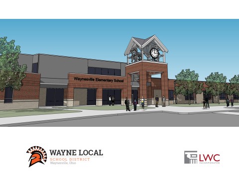 image mock up of the new elementary building